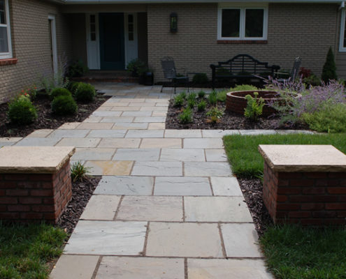 stone walkway design topeka ks