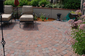 brick patio installation | landscape design north topeka ks