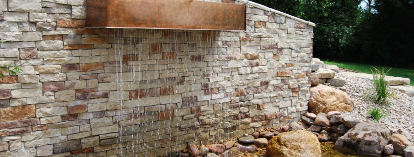 outdoor water fountain design grantville ks | hardscaping ideas