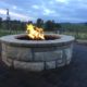 outdoor firepit | stone fire pit topeka ks