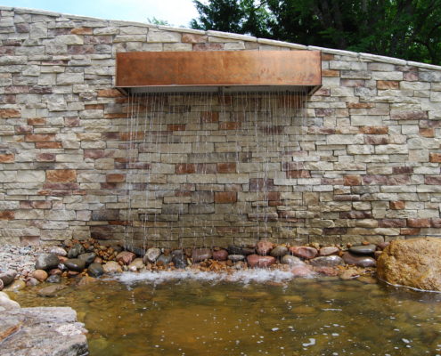 outdoor water fountain auburn ks | waterscapes topeka ks