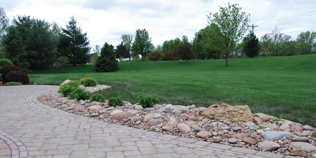 Front Landscape Design and Lawn in Southwest Topeka, KS