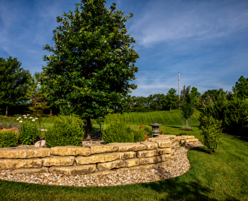 landscaping ideas aurburn ks | retaining wall topeka ks